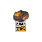 Aparafusadora imp. 42v brushless + 2bat 2ah + ca +mala CIDLI429982E Ingco - Image 2