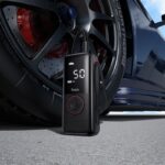 Compressor de Ar Sem Fio para carro Hoco 4000mAh ZP18 Preto - Image 4