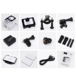 Câmera esportiva Hoco com tela de 2" 1080P/30fps DV100 preta - Image 6