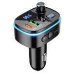 Transmissor Bluetooth para carro Hoco 2 x USB A + USB C QC3.0 PD 20W E62 preto - Image 3