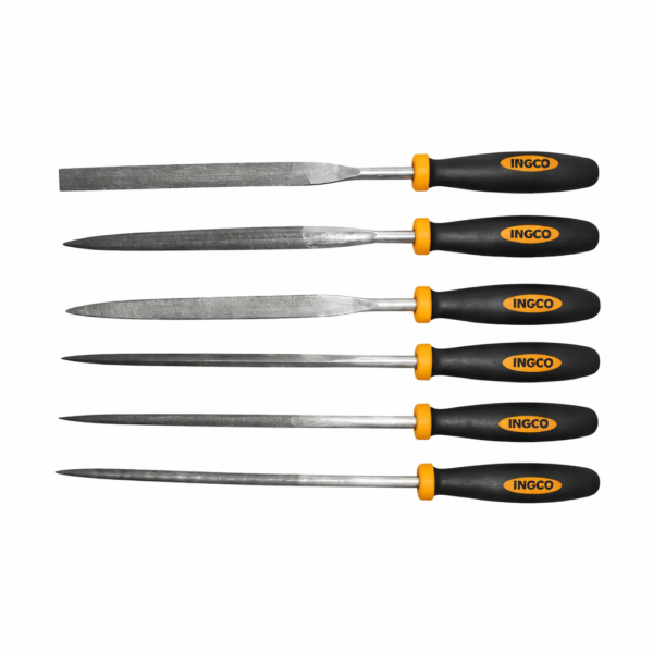 Jogo de Limas Profissionais INGCO (6 Peças)