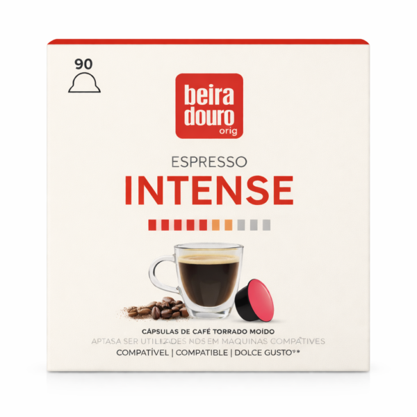 Cápsulas compatíveis com Nescafé® Dolce Gusto® Intense Beira Douro ( 90capsulas )