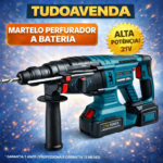 KIT PROFISSIONAL 5 EM 1 MÁQUINAS A BATERIA 21V – TUDOAVENDA - Image 5