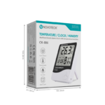 Relógio Digital NOVOTECK CK-005 com Indicador de Temperatura e Umidade – Alarme e Monitoramento Ambiental - Image 2
