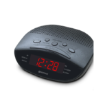 Rádio Relógio LED AM/FM NOVOTECK CK-008 com Alarme Duplo e Display Fácil de Ler – Prático e Compacto