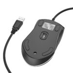 Rato Gamer com Fio e Luz Piscante Hoco GM19 - Preto - Image 6