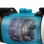 Esmeril de bancada duplo sem fio para afiar, com 2 pedras e 2 baterias. - Image 7