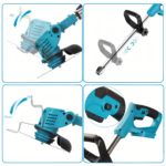 Roçadeira elétrica sem fio, Aparador de Relva + 2 baterias - Image 5