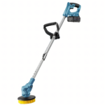 Escova de limpeza elétrica, sem fio, rotativa, recarregável, com 2 baterias. - Image 7