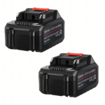 Esmeril de bancada duplo sem fio para afiar, com 2 pedras e 2 baterias. - Image 5