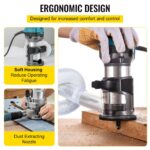 Tupia / Roteadora Elétrica 710W – Alta Precisão para Marcenaria VEVOR - Image 6