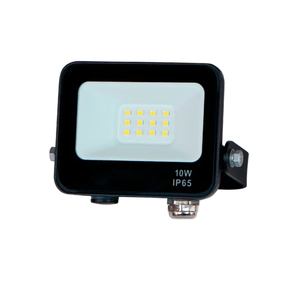 Projetor LED Slim 10W 6400K Preto - Florida