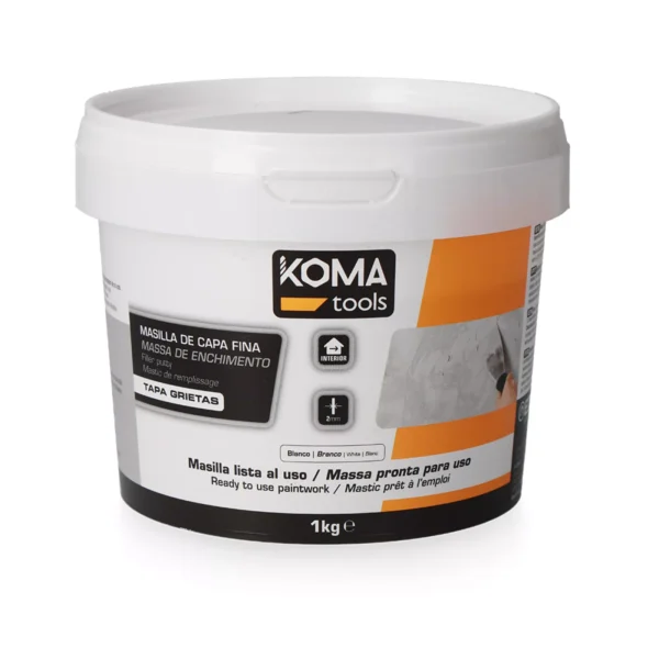 Massa de Enchimento Camada Fina Pronta a Usar 1Kg