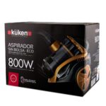 Aspirador Kuken Sem Saco 800W – Dourado -  Potente, Económico e Fácil de Usar - Image 6