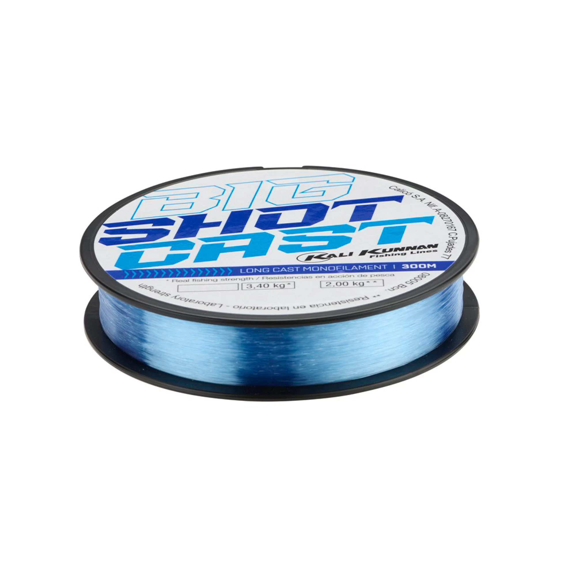 90607_0_5ee01a8e4db4f30bd77a86d61b1eb52e KALI KUNNAN Big Shot Cast B300 – Fio Monofilamento Azul Ø 0,20 mm x 300 m - Image 1