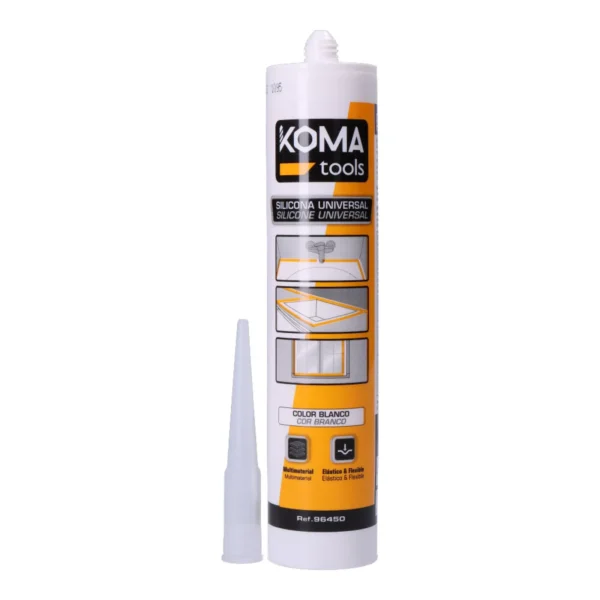 Silicone Universal Branco AcéticoContra Fungos 280ml