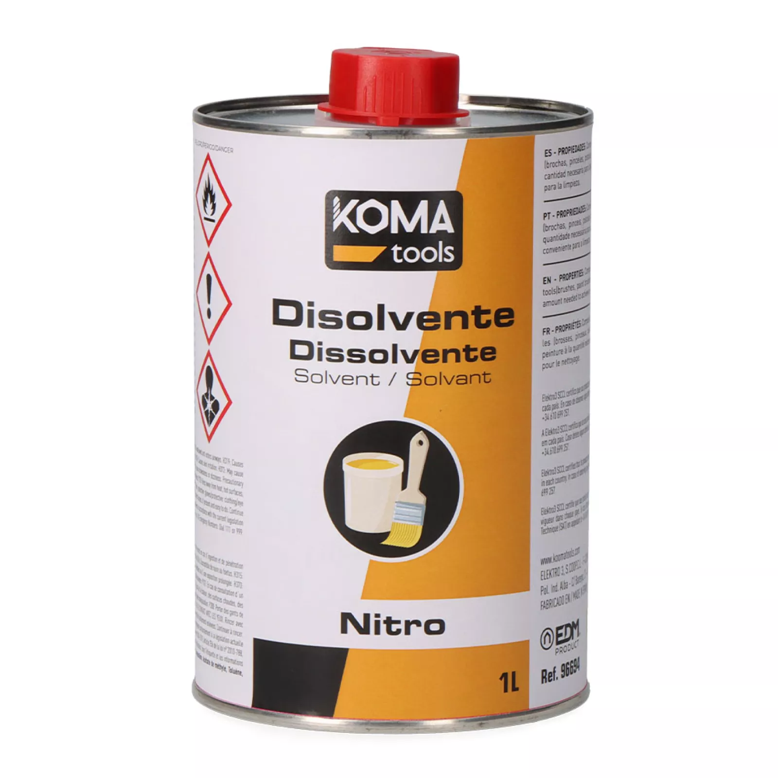 96694_0_a68e4d65d68c043b1054eac36efb0e64 Dissolvente 1 LITRO - Image 1