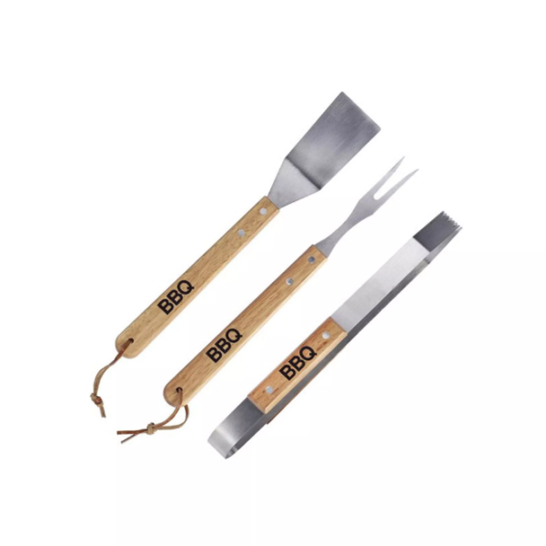 Conjunto de 3 Utensílios de Churrasco - BBQ Collection