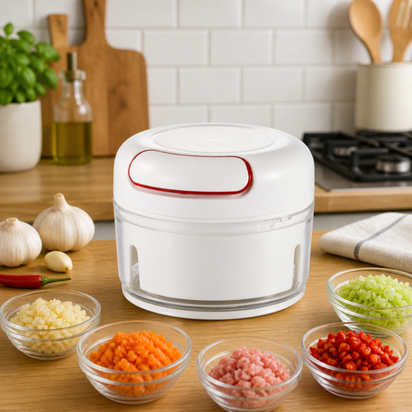 Picadora Manual Multifunções – Praticidade na Cozinha
