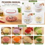 Picadora Manual Multifunções – Praticidade na Cozinha - Image 2