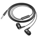 Fones com Fio Hoco M97 pretos com conector de 3,5 mm - Image 5