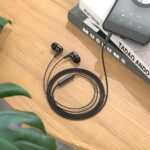 Fones com Fio Hoco M97 pretos com conector de 3,5 mm - Image 4