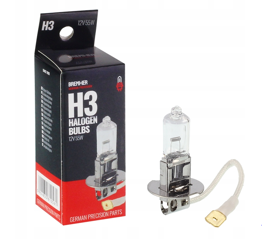 h3 Lâmpada H3, 12V, 55W, homologada. - Image 1