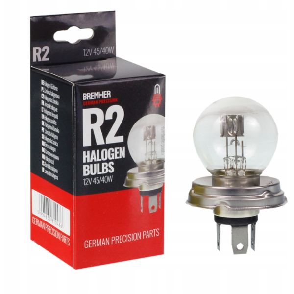 Lâmpada R2, 12V, 45/40W P45T, homologada