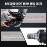 Máquina de Perfuração Diamantada VEVOR 3200W – Perfuração Úmida e Seca - Image 4